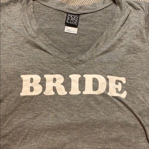Bride Grey Top